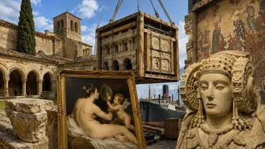 La Dama de Elche, un cuadro, monasterio y otros elementos expoliados en España.