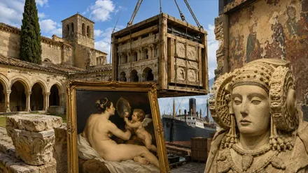 La Dama de Elche, un cuadro, monasterio y otros elementos expoliados en España.