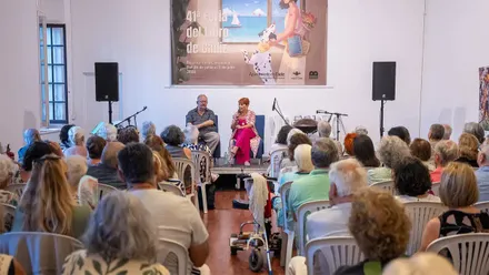 Una de las actividades que se están desarrollando en la Feria del Libro 2026. Foto: Feria del Libro de Cádiz.
