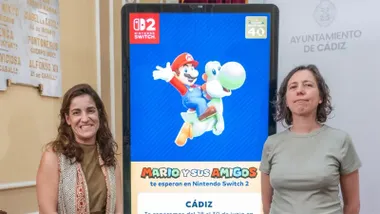 Imagen de la presentación oficial de la Gira de Verano Nintendo Switch 2026, cuya primera parada nacional tendrá lugar en la Plaza de San Antonio.