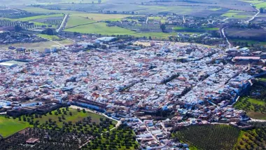 Imagen aérea de Puerto Serrano. Foto: Diputación de Cádiz.
