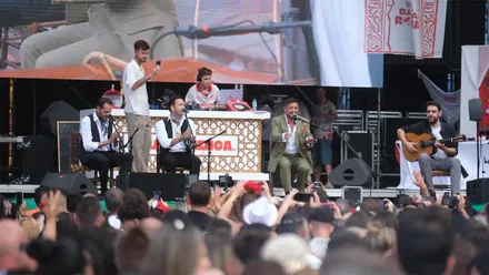 La Flamenca inauguró la temporada de grandes conciertos del Cádiz Music Stadium, que volverá a reunir este verano a miles de espectadores. Foto: Ereagafoto.