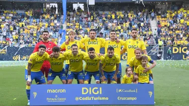 Once del Cádiz CF ante el Depor