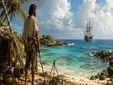 El español que sobrevivió 8 años solo en el Caribe mucho antes que Robinson Crusoe