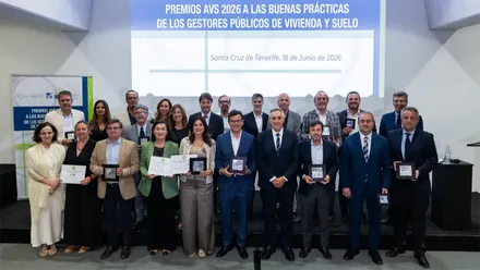 Foto de familia de los premios de Toni Sorolla AVS.