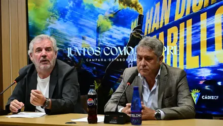 Imagen del acto de presentación campaña renovación de abonos del Cádiz CF. Foto: Eulogio García.
