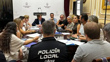 Imagen de la última reunión del Consejo Municipal de Absentismo.