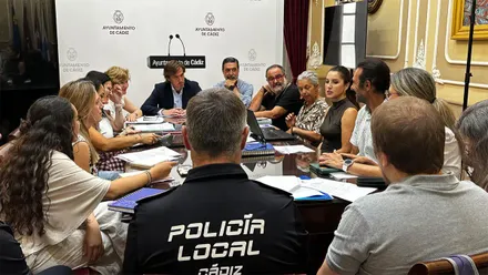 Imagen de la última reunión del Consejo Municipal de Absentismo.
