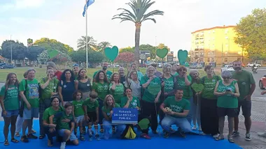 Acto de inauguración de la Rotonda de la Escuela Pública.