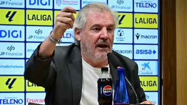 Manuel Vizcaíno durante la rueda de prensa