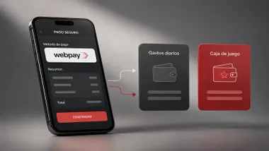 Caja separada: cómo usar Webpay sin mezclar el casino online con gastos diarios