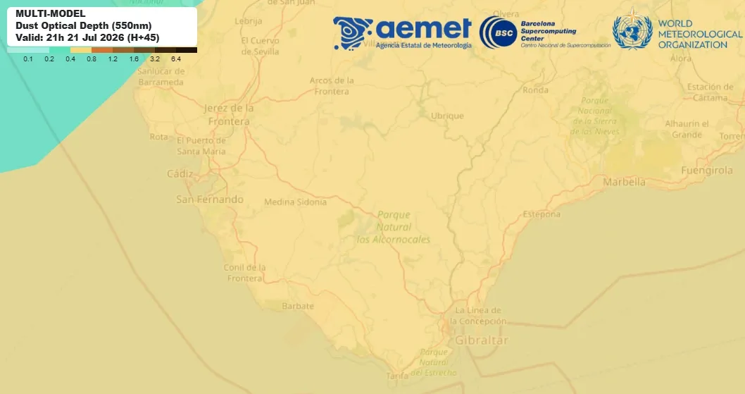 La tercera ola de calor comienza hoy, pero la mayor parte de la provincia de Cádiz vuelve a esquivar las temperaturas más extremas