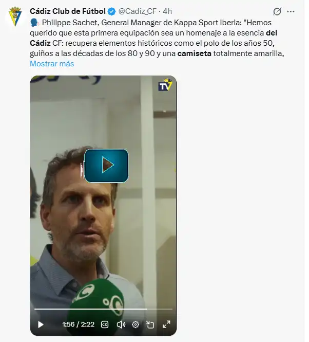 El Cádiz CF presenta su primera equipación de Kappa con un guiño retro y el cadismo se ceba con ella