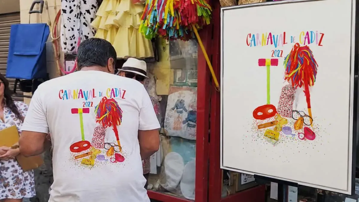 Presentado el cartel del Carnaval de Cádiz 2027: Pepe Baena homenajea a 'El Millonario'