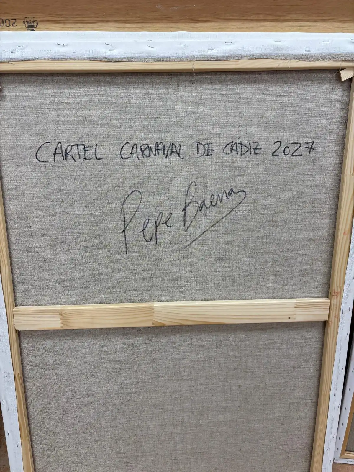 Presentado el cartel del Carnaval de Cádiz 2027: Pepe Baena homenajea a 'El Millonario'
