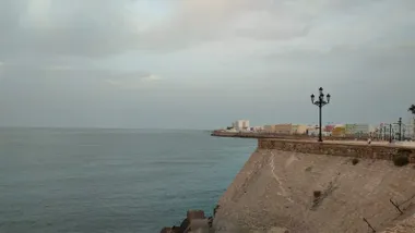 Cielo bublado sobre el Campo del Sur de Cádiz