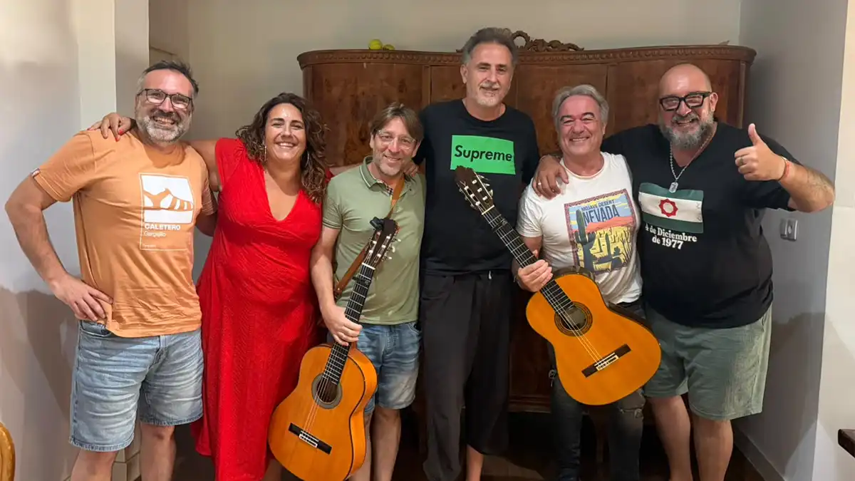 Elenco de 'AmeriCádiz' en el ensayo.