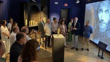 Inauguración del espacio ExploraTerra en Sanlúcar, momento de la misma.