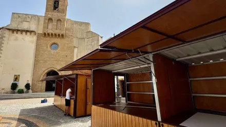 Casetas de la Feria del Libro de Rota.