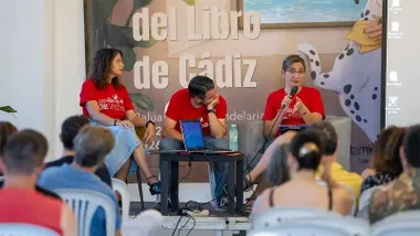 Una de las actvidades de la Feria del Libro Cádiz 2026. Foto: Feria del Libro de Cádiz.