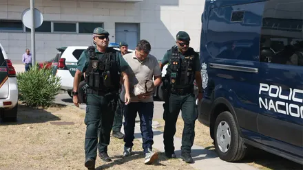 Pascual Llopis llegada al Juzgado de El Puerto. Foto: Ereagafotos.