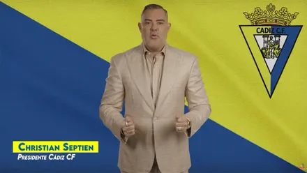 El mexicano Christian Septien asume la Presidencia del Cádiz CF. Foto: Cádiz CF.