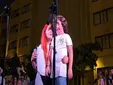 Silvio, el hijo pequeño de Juan Carlos Aragón, protagoniza el acto en defensa del legado artístico de su padre