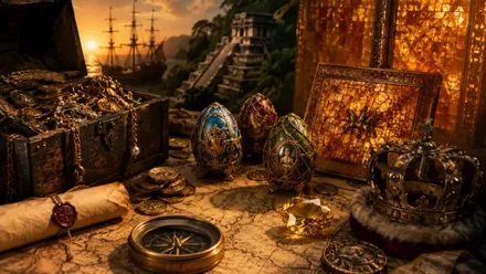 Huevo de Fabergé y otros tesoros perdidos.