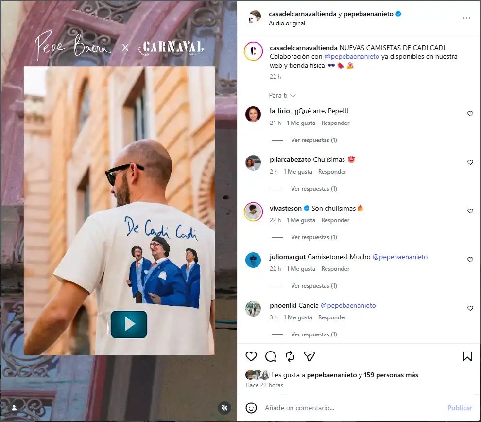 Los cuadros de Pepe Baena dan el salto al merchandising en la tienda de la Casa del Carnaval