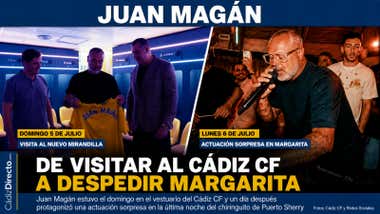 Juan Magán: de visitar el Cádiz CF a despedir el chiringuito de Pascual Llopis en Puerto Sherry antes de su cierre