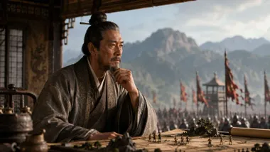 Pensativo y mirando al horizonte Sun Tzu.