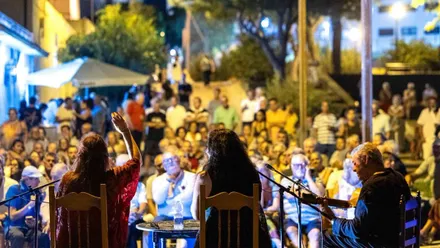 Actuación de flamenco en homenaje al Chato de La Isla.