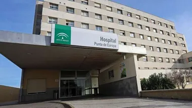 Entrada de Urgencias del Hospital Punta de Europa de Algeciras.