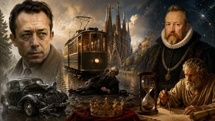 Personajes que murieron de forma extraña, el más llamativo Gaudí atropellado por el tranvía.