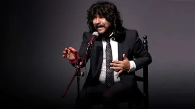 Cantaor Rancapino Chico en un momento de su actuación.