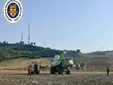 Tres incendios casi simultáneos movilizan a 17 bomberos y siete vehículos en Jerez