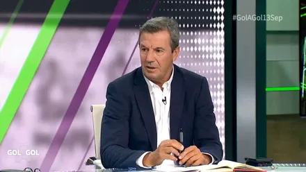 Jose González, durante su intervención en el programa ' Gol a gol' de Canal Sur. Foto: Redes Sociales.