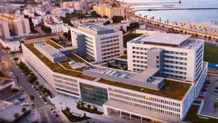 Reconstrucción digital de como será el nuevo hospital de Cádiz.