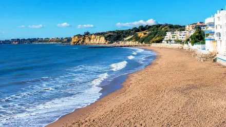 Parte de la playa de Fuentebravía.