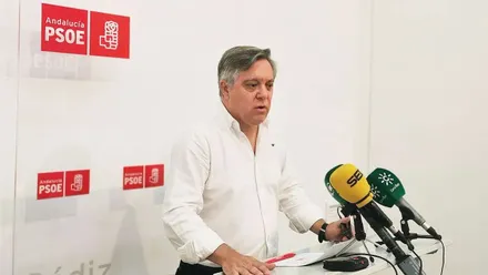 Imagen de Óscar Torres en un momento de su intervención.