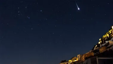 Imagen del bólido, captado por Miguel A. García @meteomeda.
