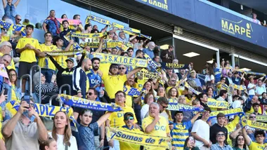 Imagen de la grada del JP Financial Estadio en el Cádiz CF-AD Ceuta