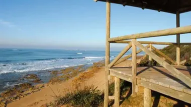 Vista desde la torre de vigilancia de la playa de Lavaculos.